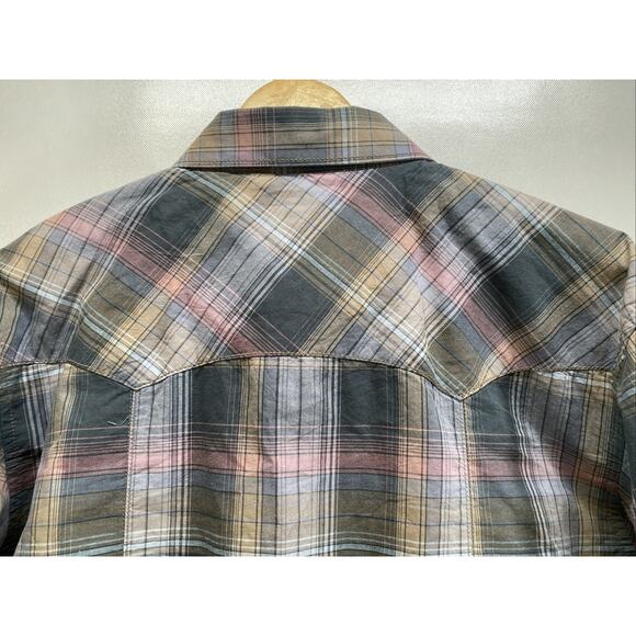 Wrangler Retro Premium Pearl Snap Long Sleeve Western Shirt Men’s Large 46” - Picture 7 of 8